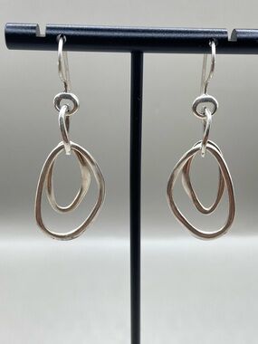 Silpada Silver Abstract Earrings